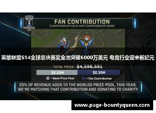 英雄联盟S14全球总决赛奖金池突破6000万美元 电竞行业迎来新纪元